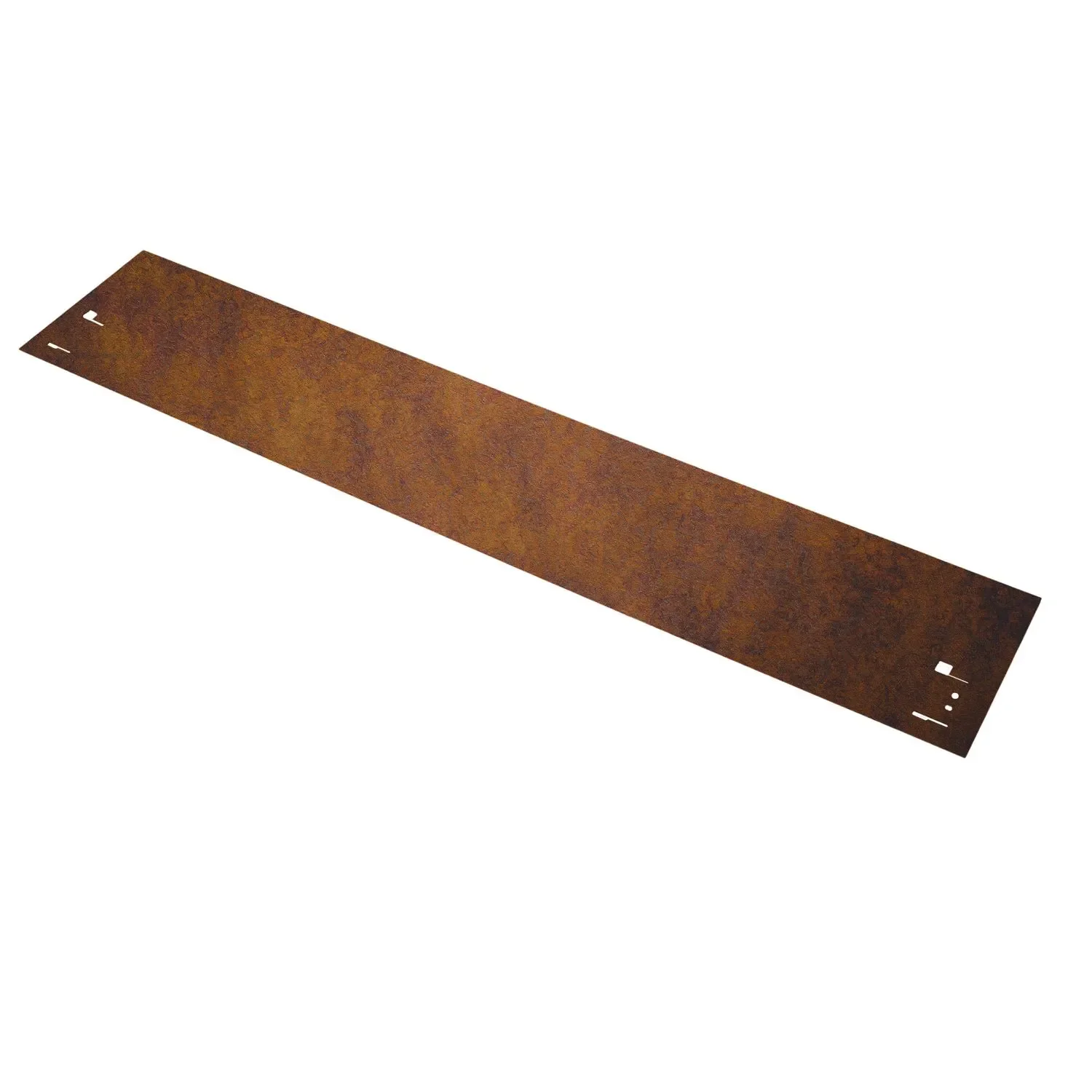 Rasenkante Cortenstahl 70 cm lang, 13,5 - 18,5 cm hoch, Beeteinfassung, Beetumrandung - Metall feuerverzinkt, Breite: 18.5 cm