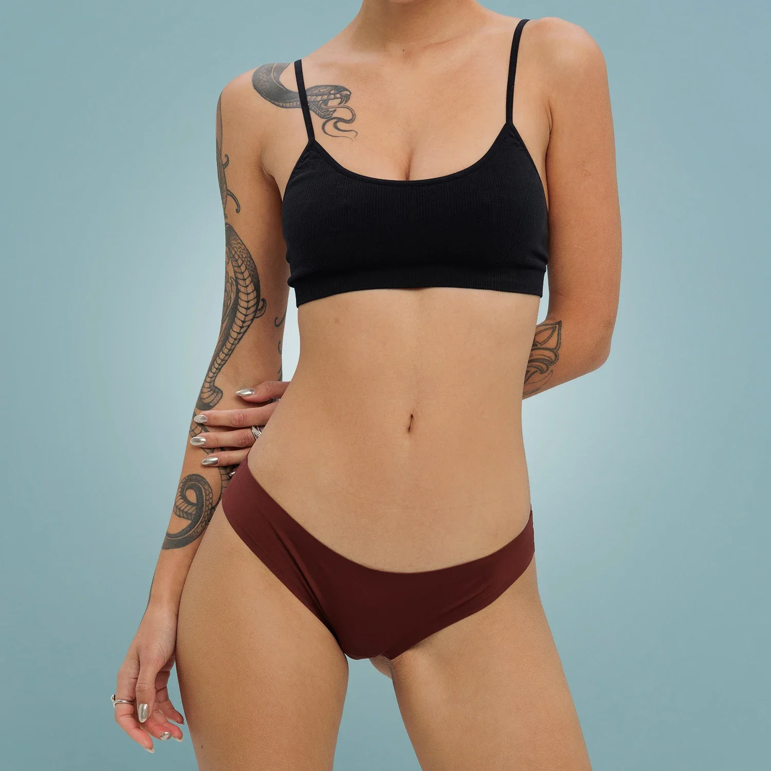 Weekiss Seamless Periodenunterwäsche, Menstruationsunterwäsche, Periodenslip, Größe: XL (42); Mengen-Rabatte: ohne; Farbe Weekiss: Rot