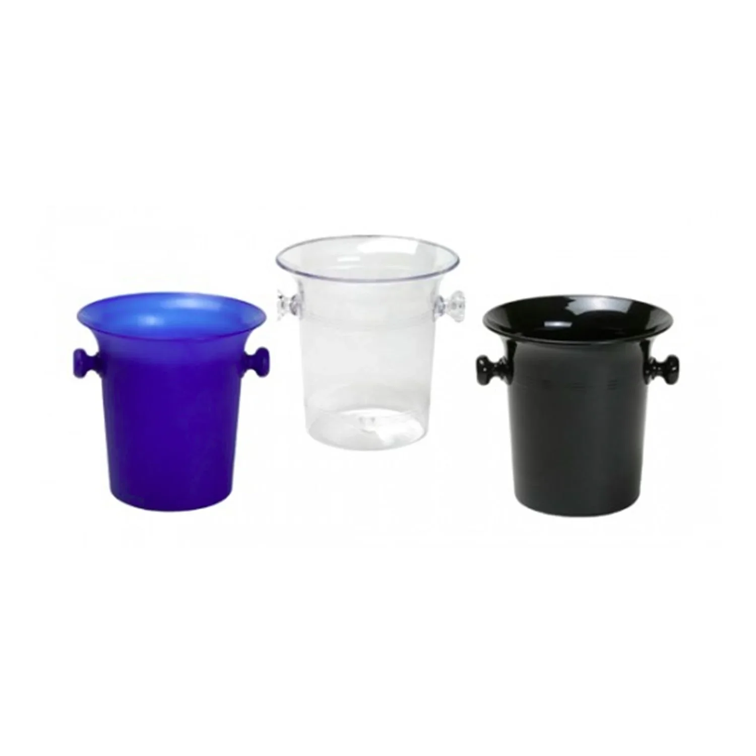 "Flaschenkühler, Getränkekühler, Sekt-/Champagnerkübel, 5,0 L - Kunststoff - Elegant & Praktisch - 3 Farben, Farbe: schwarz image"