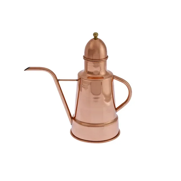 Ölspender, Ölflasche aus Kupfer und Messing, 1 Liter
