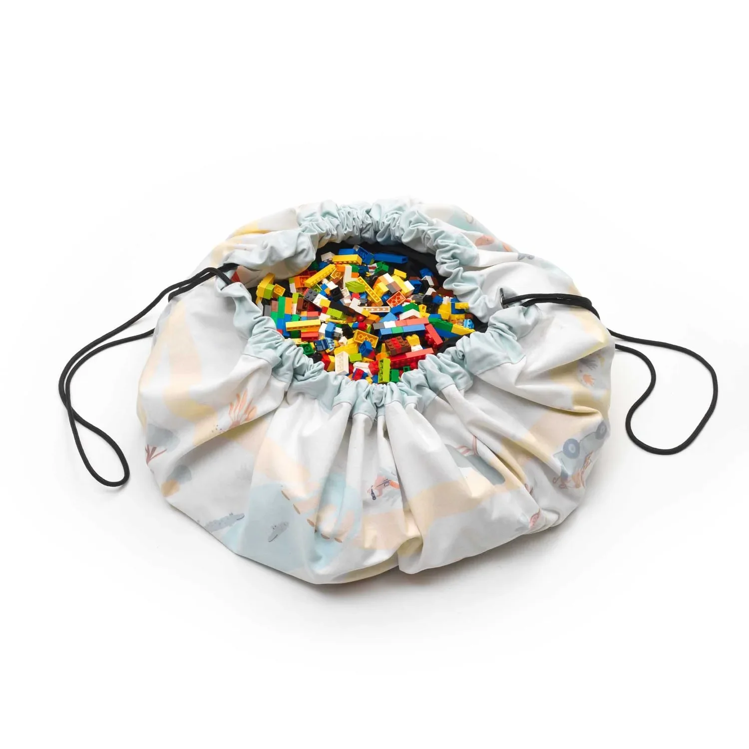 "Play&Go Spielzeugsack, Spielzeugkorb, Spielzeug aufbewahrungstasche, Farbe: Dschungel image"