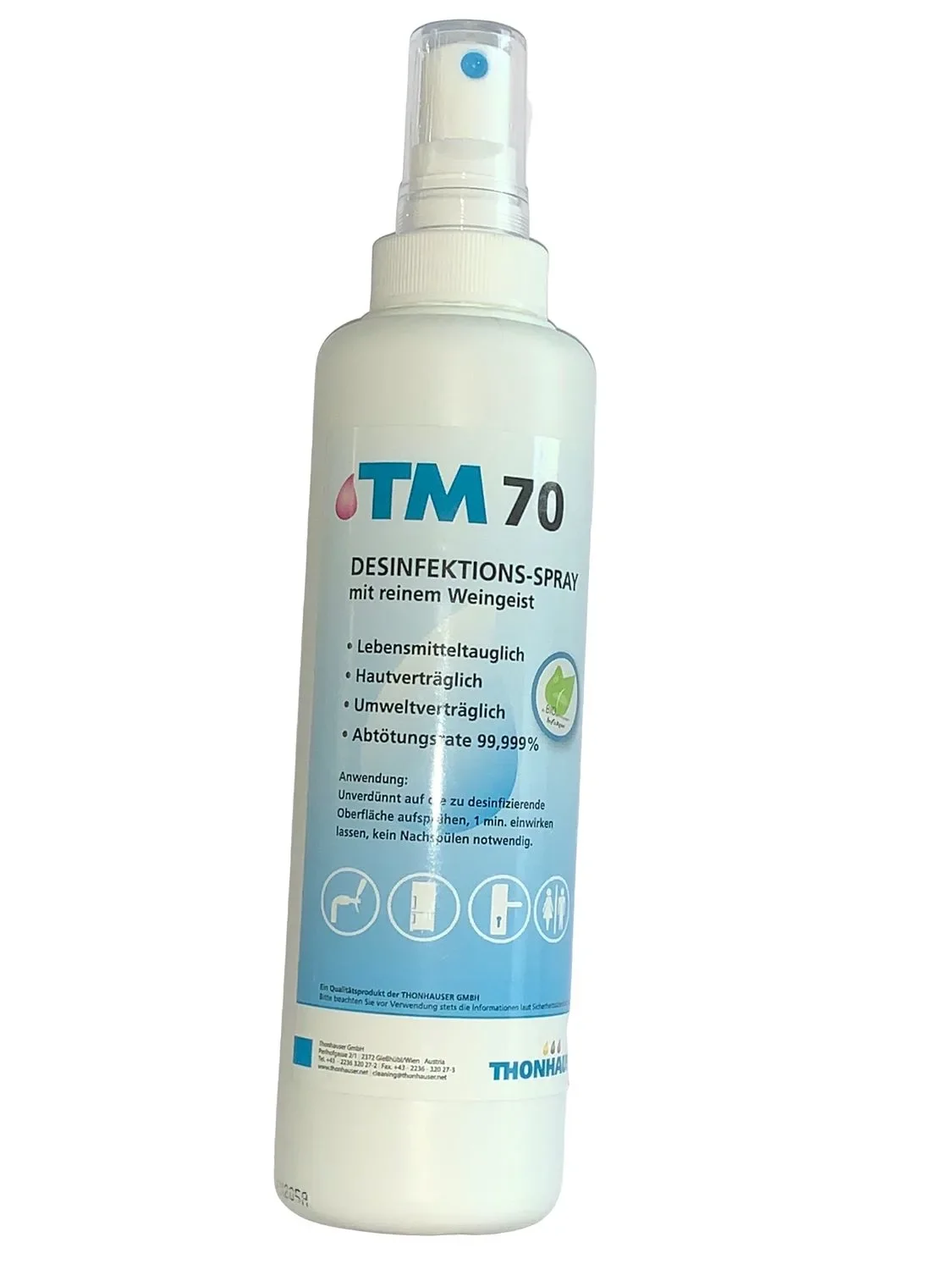 "Desinfektionsmittel, Desinfektionsspray - TM 70, 250 ml Sprühflasche image"