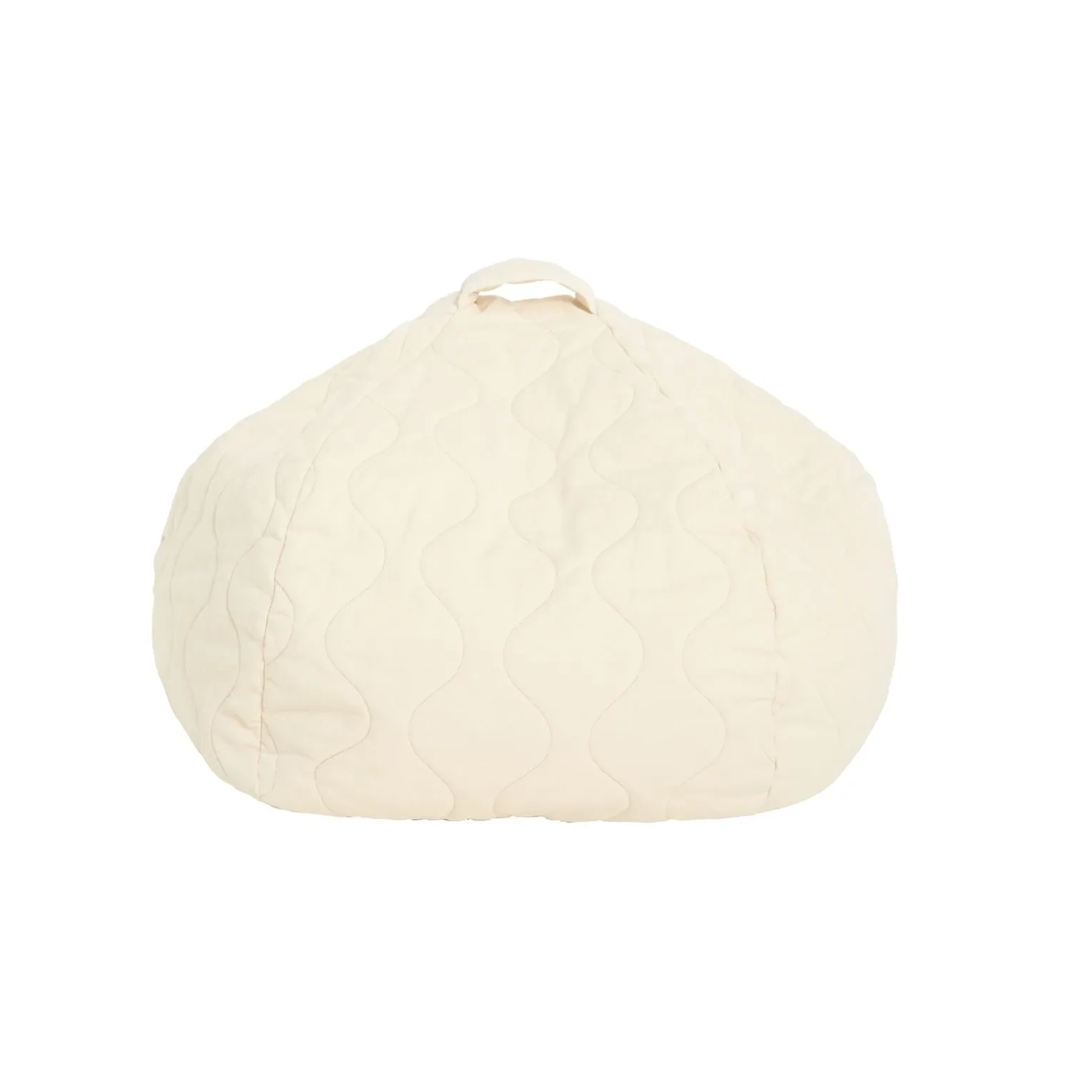 "Nobodinoz LANDSCAPE Sitzsack - Runder, 65 x 40 cm, Farbe: NATURAL image"