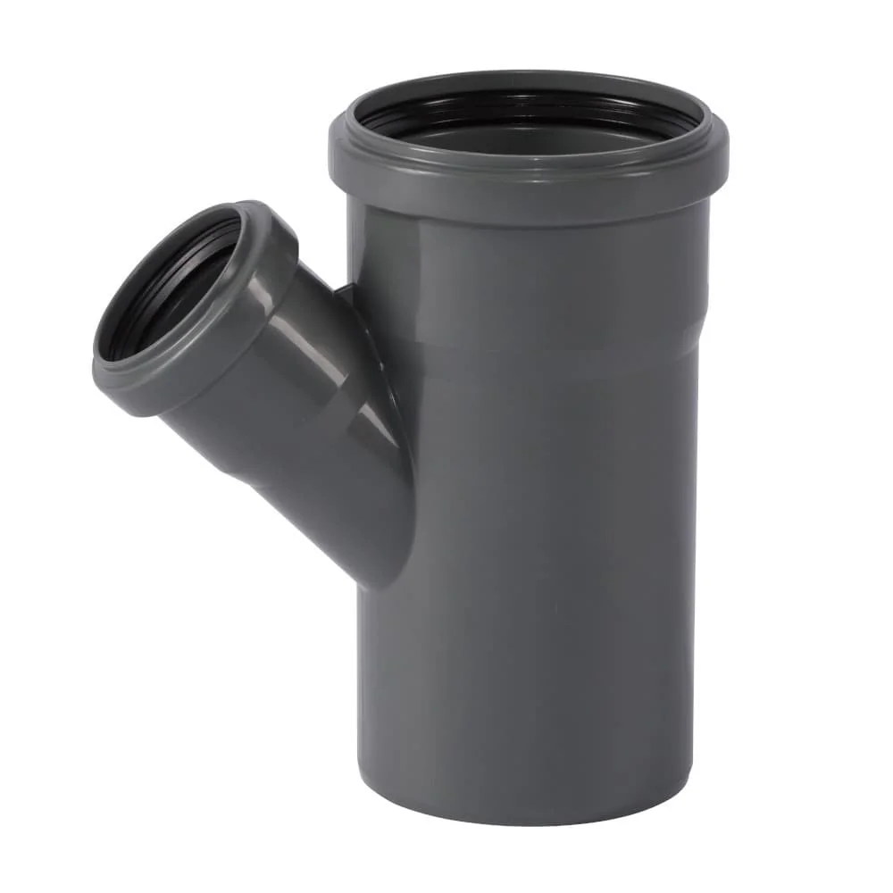 "HT Rohr Abzweig DN 90/50, 45 Grad, Abwasserrohr image"