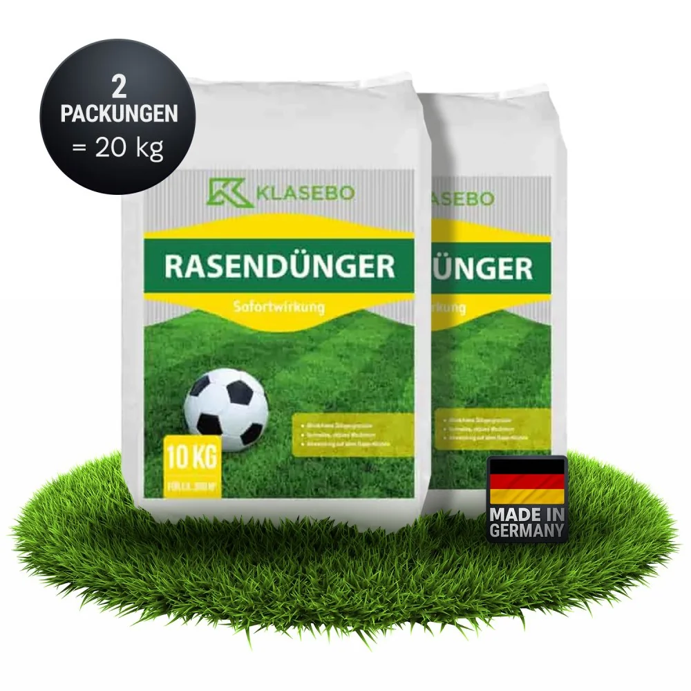 "20kg Rasendünger Sofortwirkung KLASEBO 21+6+12 NPK 720m² image"