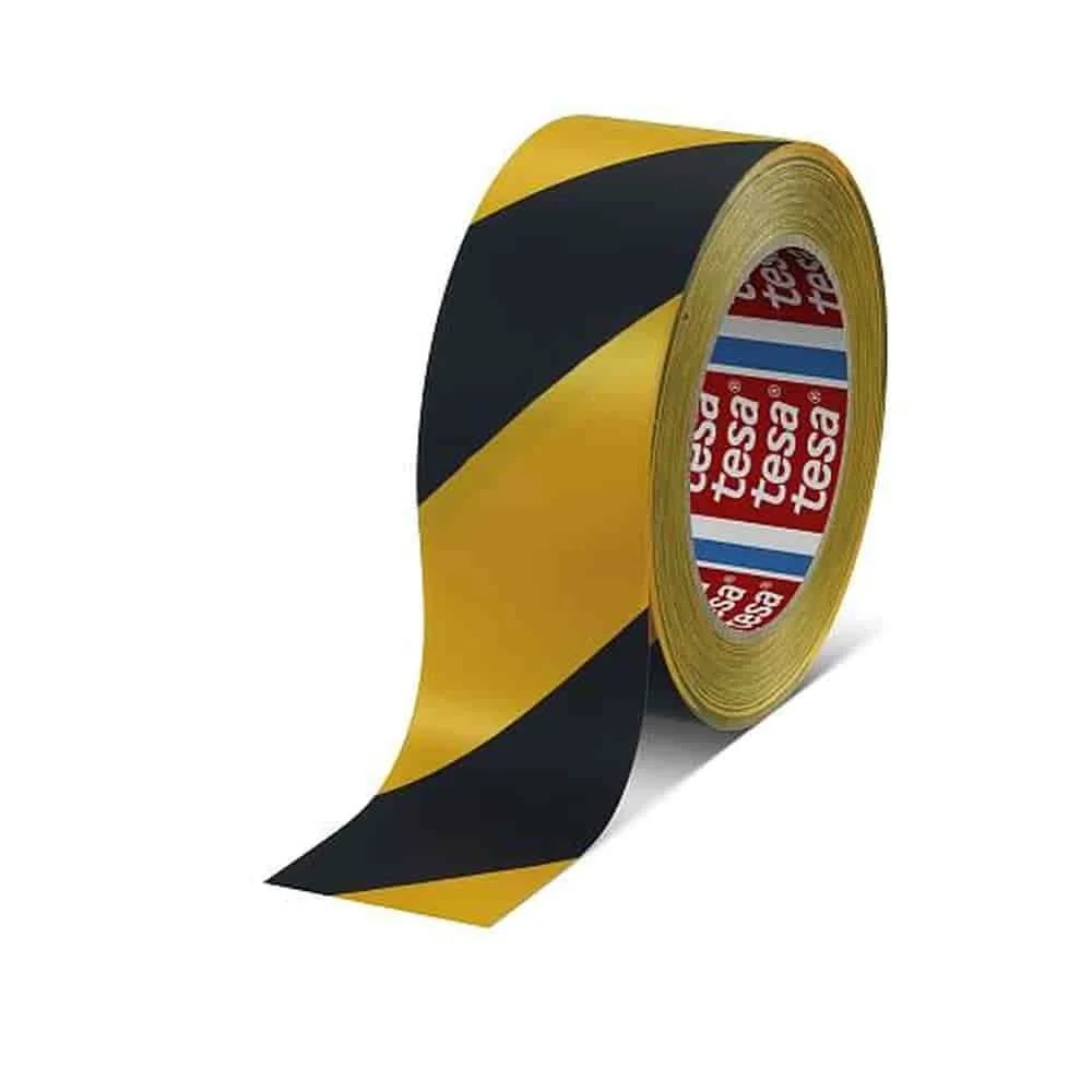 "Bodenmarkierungsband schwarz gelb, PVC, 50 mm x 33 m image"