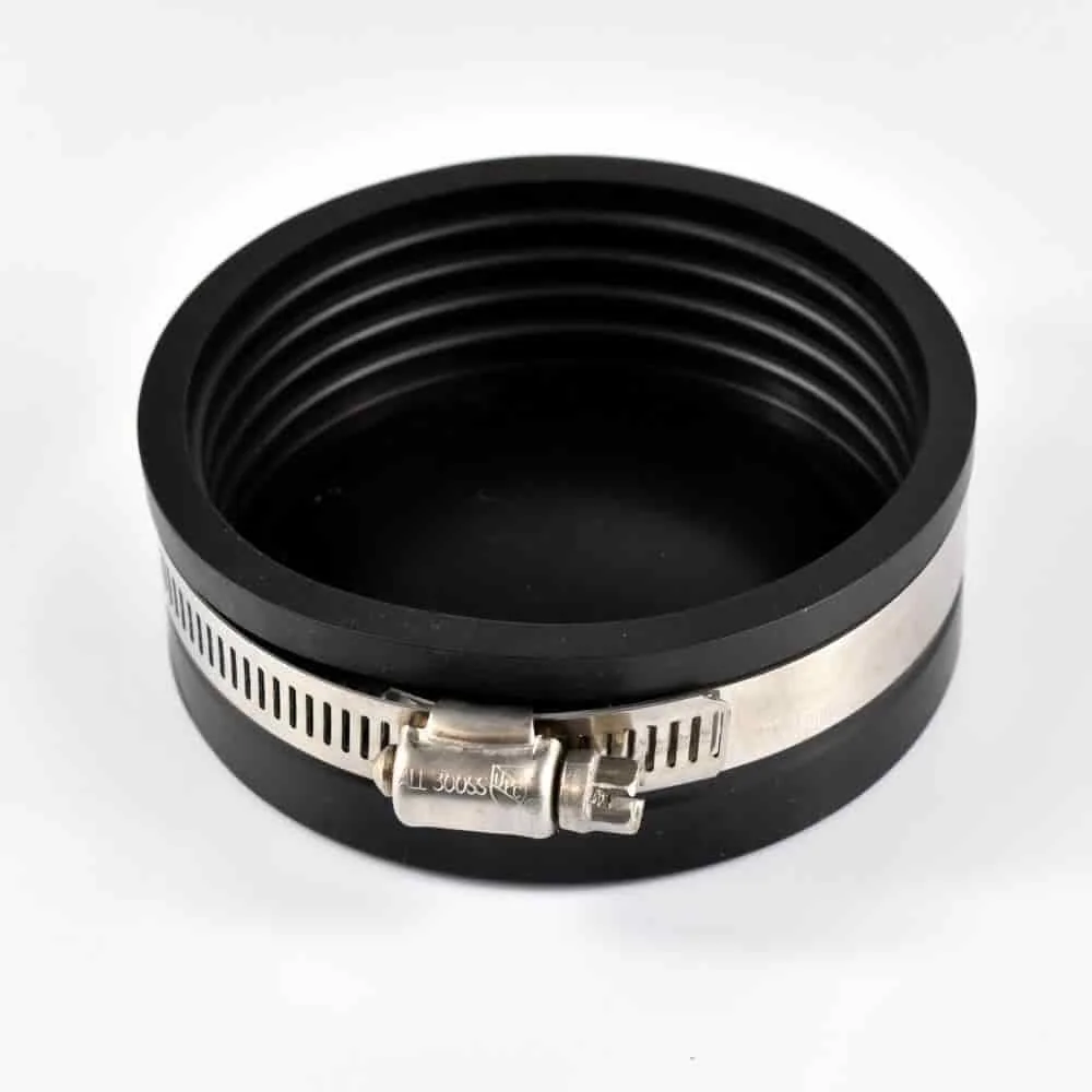 "Flexible Endkappe, Rohr Endkappe 110mm, Rohrverbinder Flexibel image"