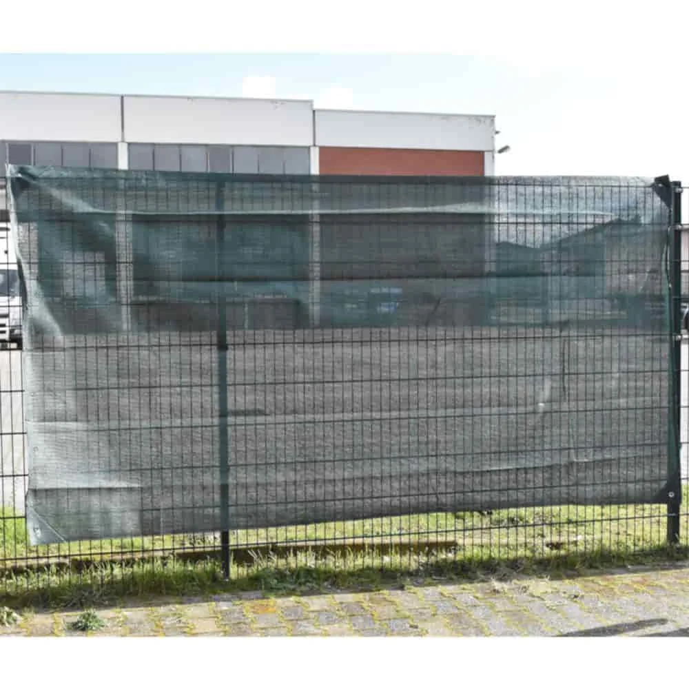 "Bauzaunnetz grün 1,80m x 3,45m, Sichtschutznetz, Bauzaunplane image"