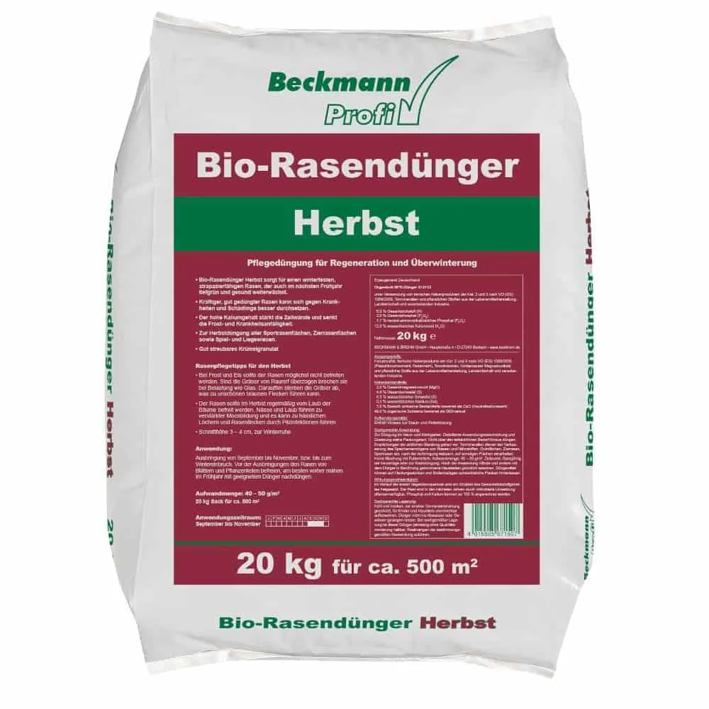 "Rasendünger Herbst Bio 20 kg, organisch für 500 m² image"