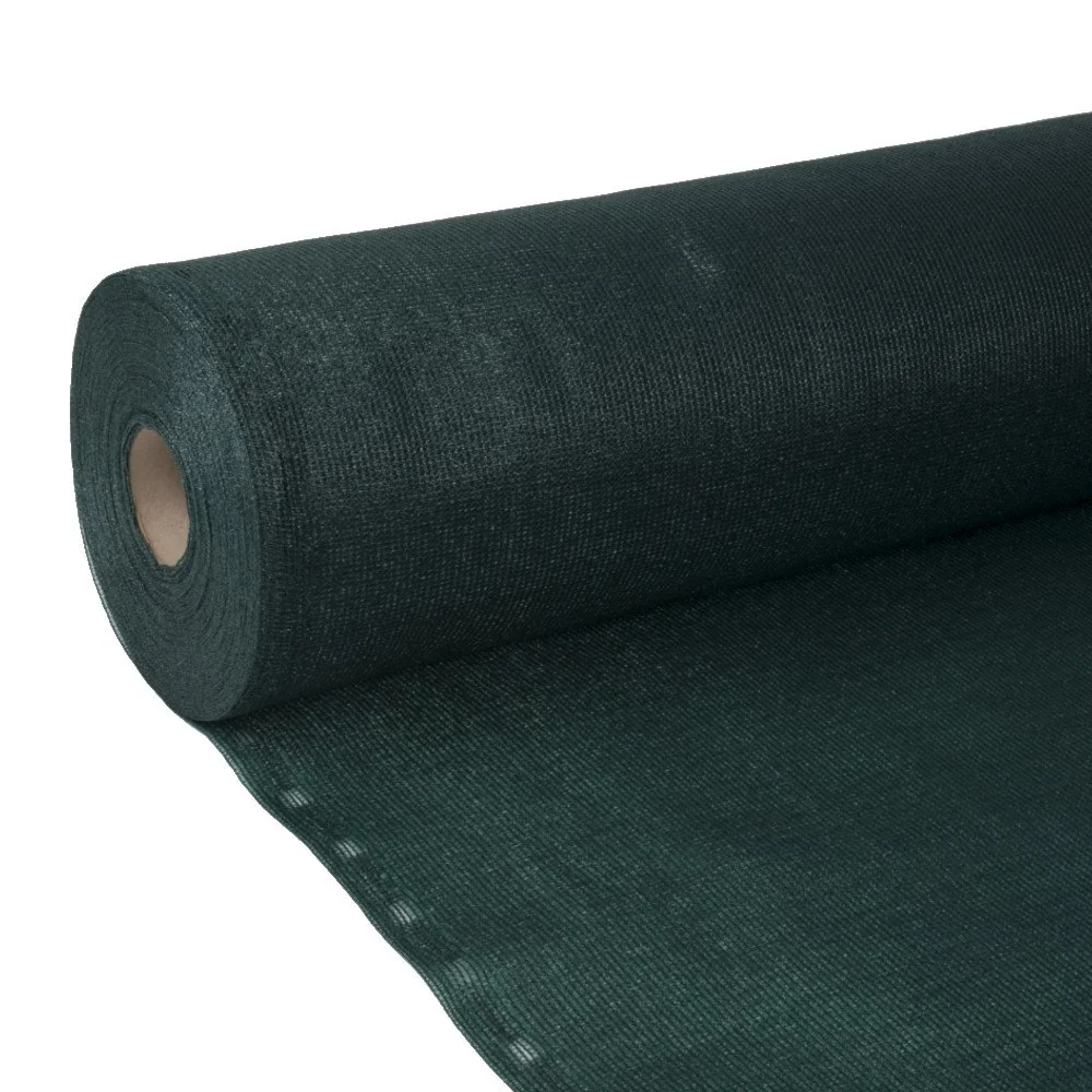 Sichtschutznetz, Windschutznetz 1m x 9m, Zaunblende, HDPE Gewebe, Grün