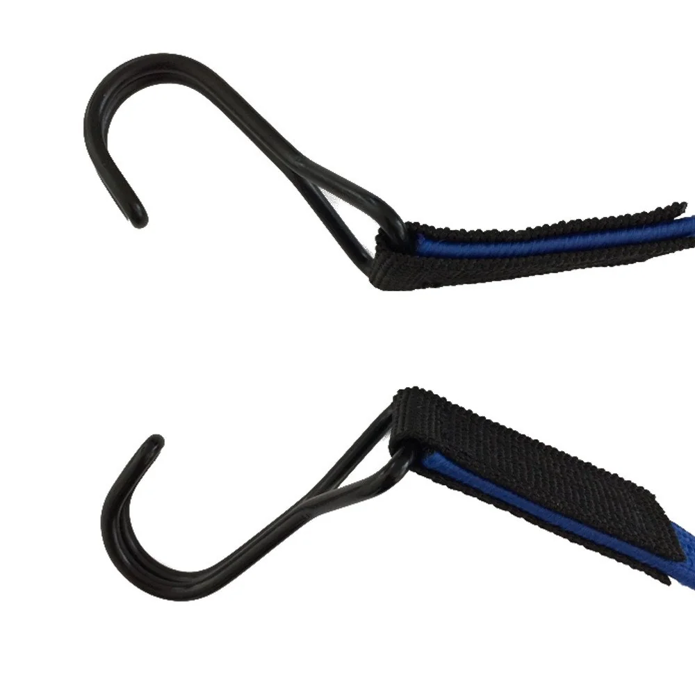 "Elastisches Band, Spanngummi mit Haken, 80cm blau image"