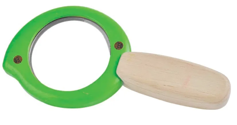 "Plan Toys - Lupe Blatt, Gummibaumholz image"