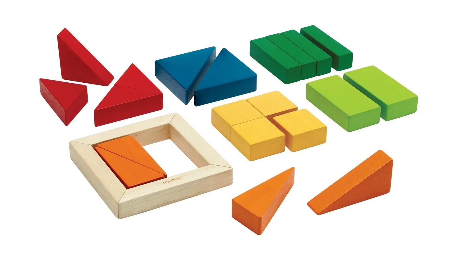 "Plan Toys - Holzbausteine - Geo Blöcke Unit Link image"