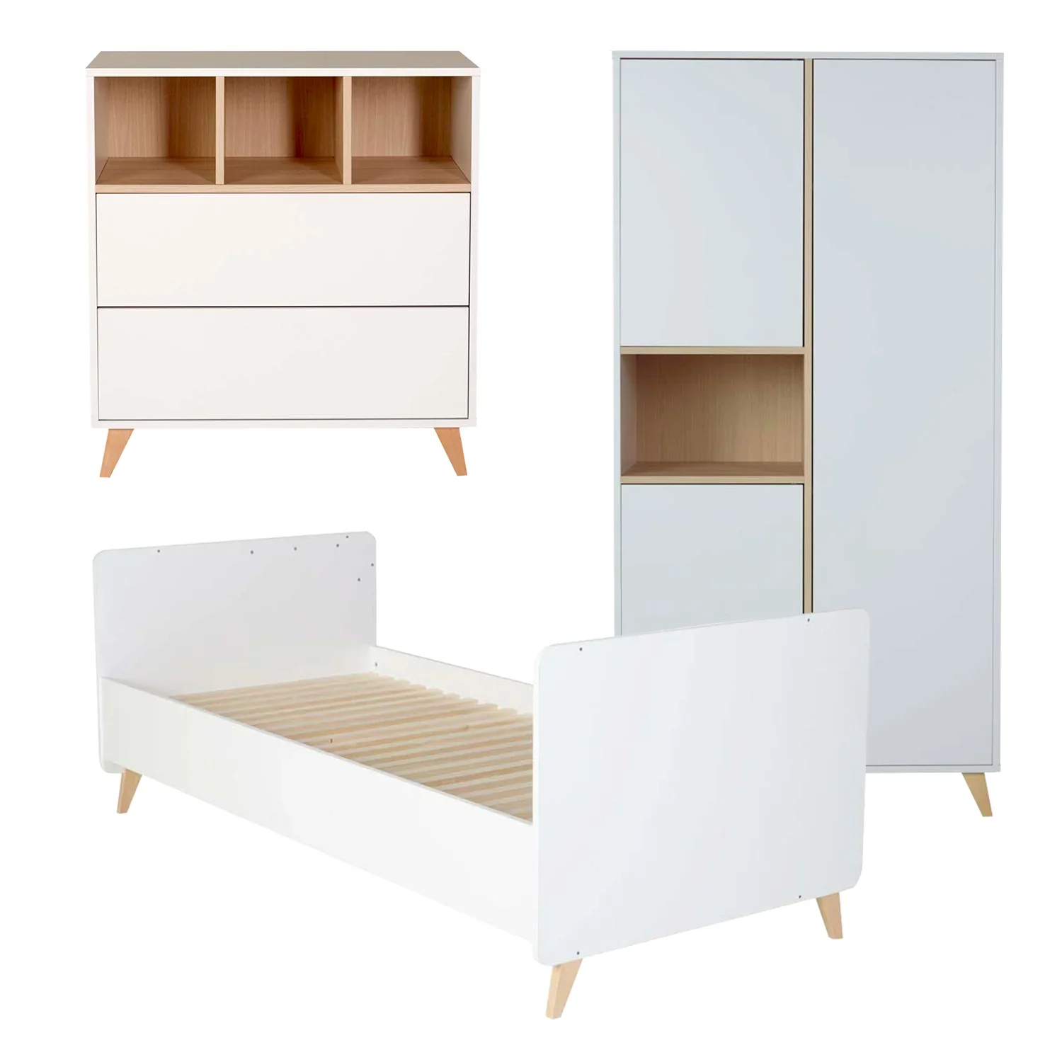 Quax Babyzimmer Set Loft weiß