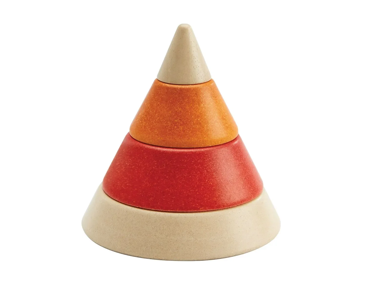 "Plan Toys - Kegelpuzzle - Unit Link, Gummibaumholz image"