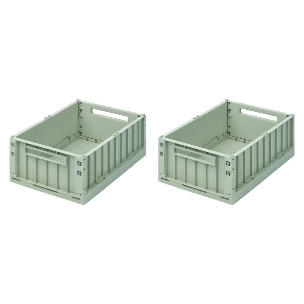 "Liewood Aufbewahrungsbox "Weston" 2er-Pack M pfefferminz image"