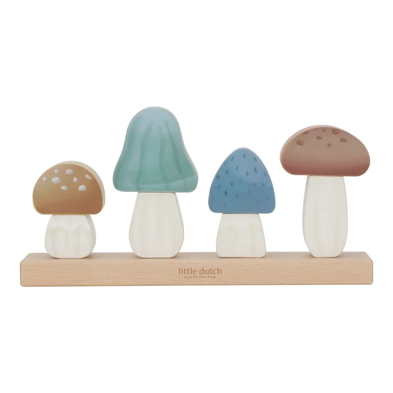 "Little Dutch Stapelspielzeug, Stapelspiel - Forest Friends, Pfliegenpilze image"