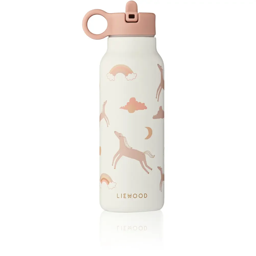 "Liewood Falk Wasserflasche,Trinkflasche Kinder - Traum / Ecru, 350 ml image"
