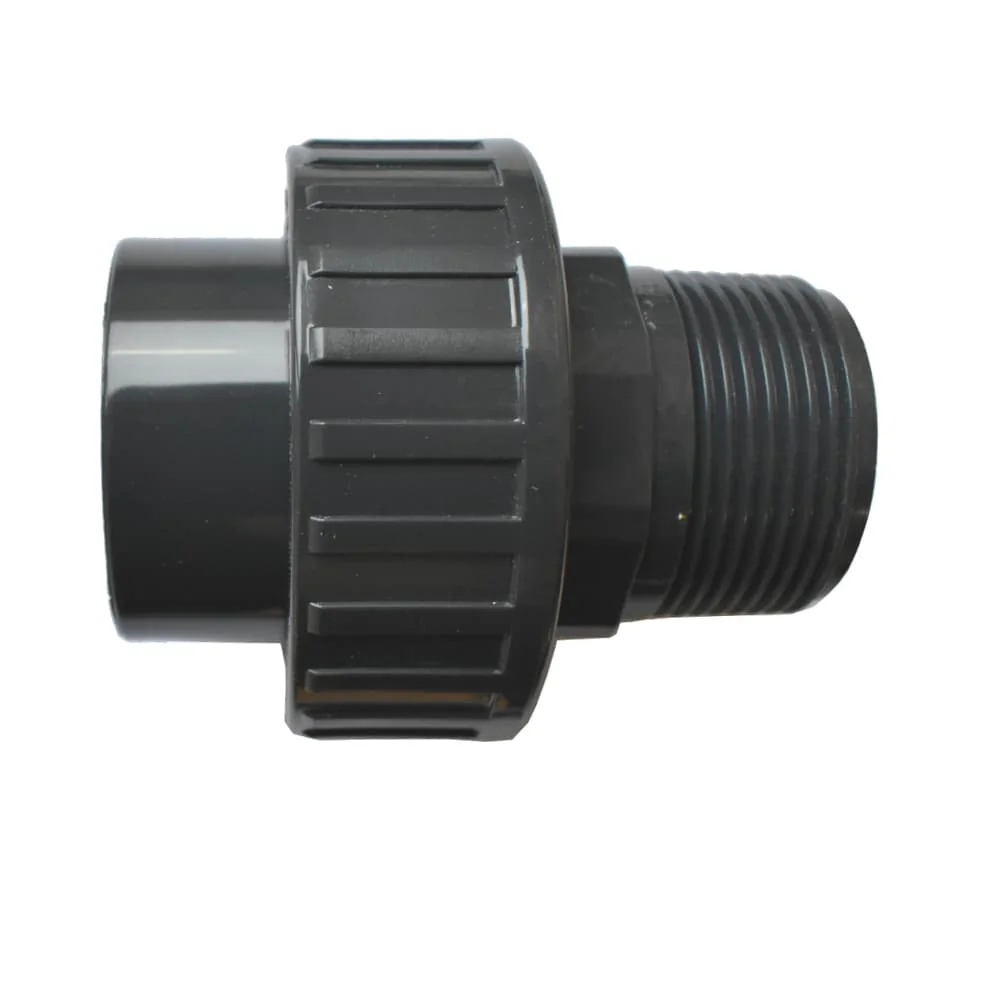 "PVC Fittinge, PVC-U Verschraubung Klebemuffe 40mm, Rohrverbinder image"