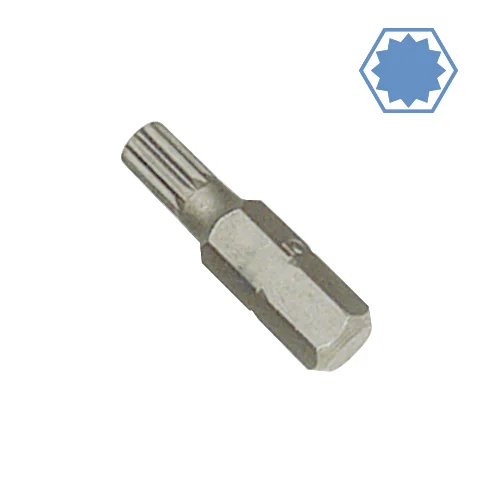 "Spline Bit M8, Vielzahn Bit, 1/4 Zoll, S2 Stahl image"