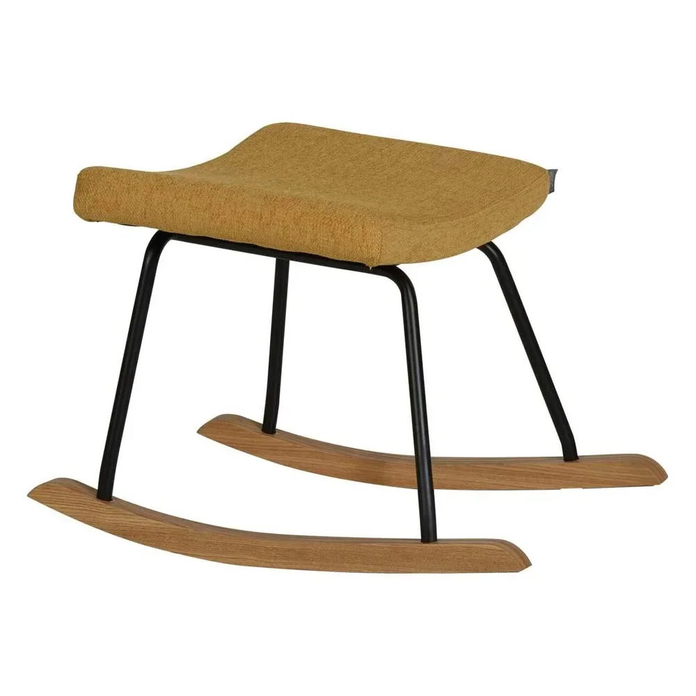 Quax Fußhocker für Schaukelstuhl /Stillstuhl De Luxe senfgelb