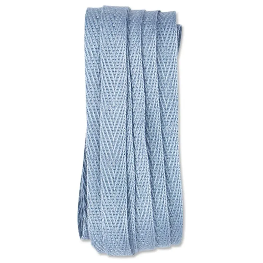Geschenkband Baumwolle puder blau