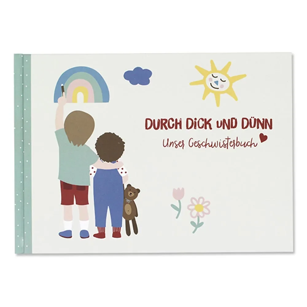 "Ava & Yves Geschwisterbuch "Durch dick & dünn" image"