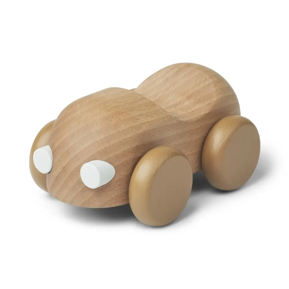 "Liewood Holzauto "Ilona" goldenes caramel image"