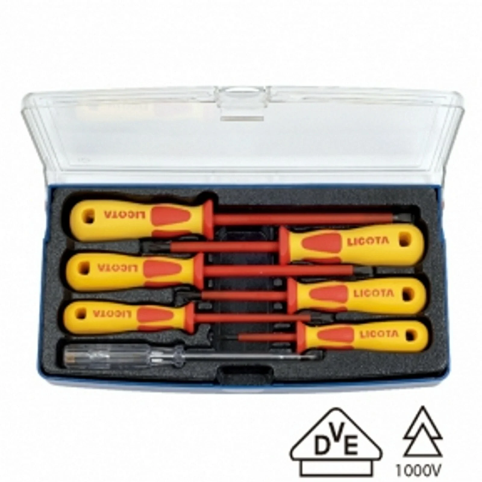 Schraubendreher Set Elektriker, VDE 1000V, 7-teilig