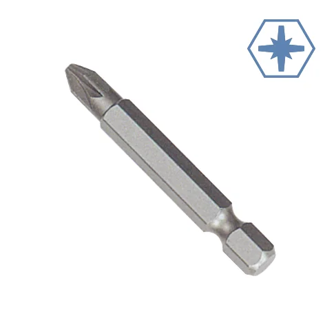 "Pozidriv Bits, Kreuzschlitz Bits, PZ0 Bit, S2 Stahl, 50mm image"