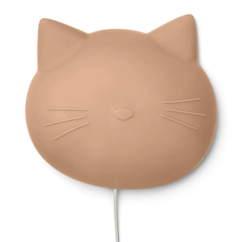 Liewood Wandlampe Vega Katze Silikon tuscany rosa