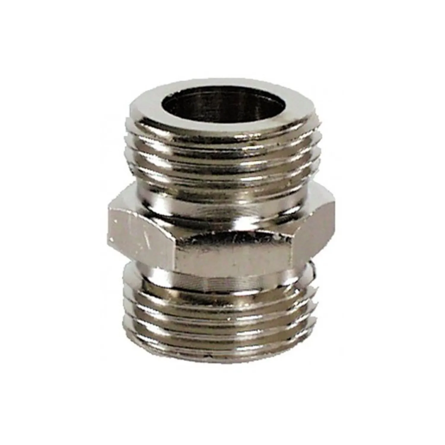 Doppelnippel, Gewindenippel - beidseitig 5/8 Zoll, NW: 7 mm