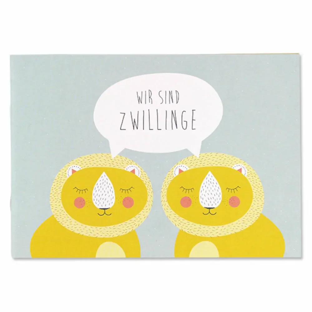 "Ava & Yves Erinnerungsbuch "Wir sind Zwillinge" image"
