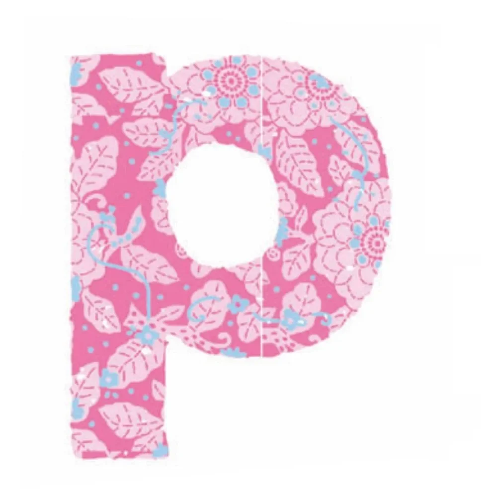 "Lilipinso Sticker rosa Buchstabe p image"