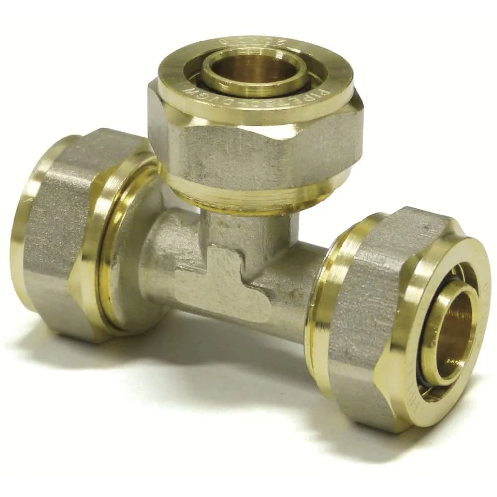 "Schraubfitting T-Stück Mitte reduziert 20 x 2 - 16 x 2 - 20 x 2 image"