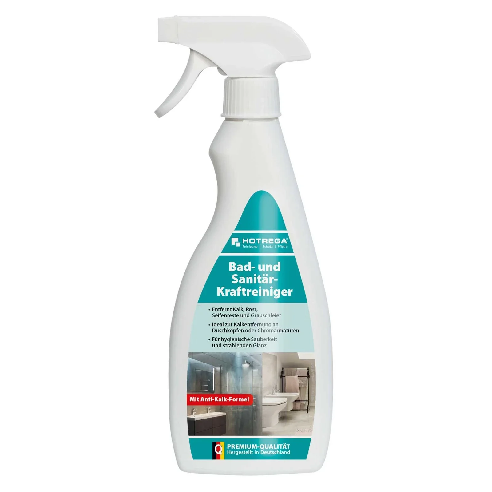 "HOTREGA Bad und Sanitär Kraftreiniger 500ml Sprühflasche image"