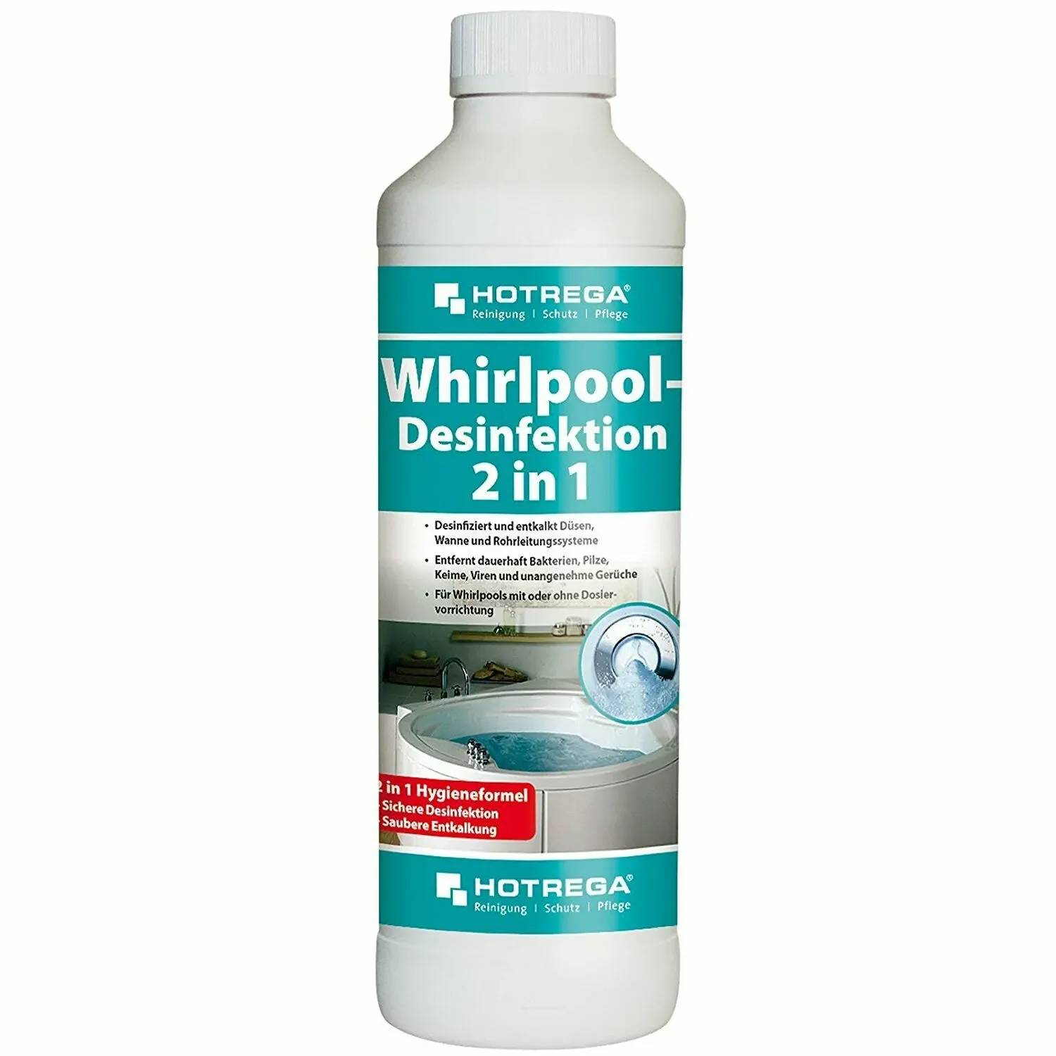HOTREGA Whirlpool-Desinfektion 2 in 1 Konzentrat