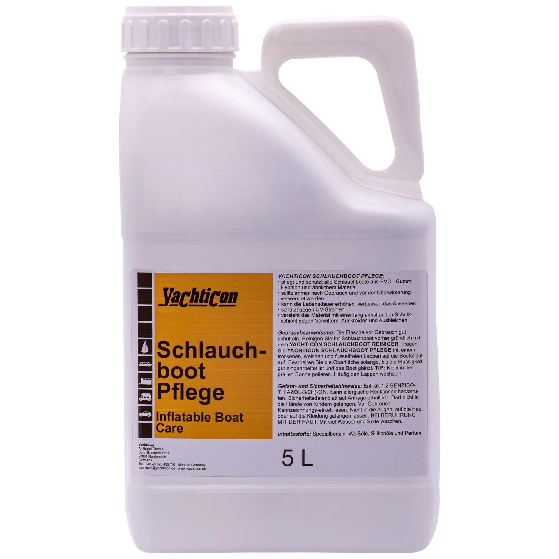 "YACHTICON Schlauchboot Pflege 5 Liter image"