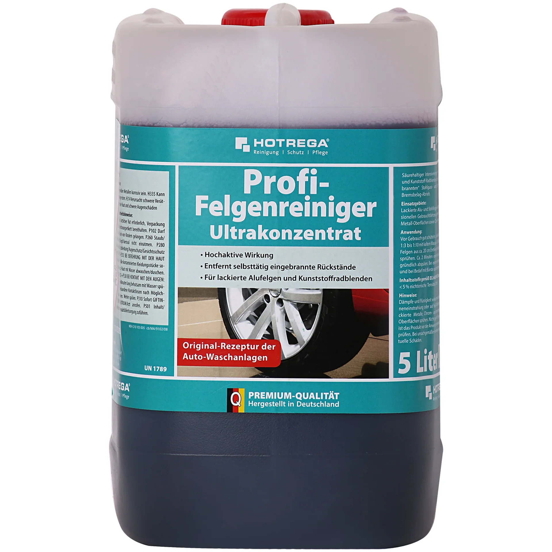 "HOTREGA Profi Felgenreiniger 5 Liter Konzentrat image"