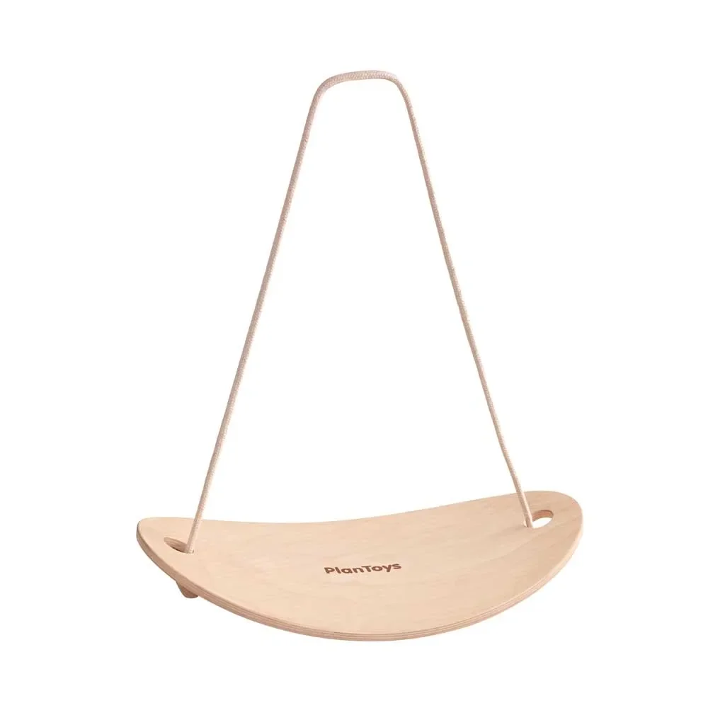 Balanceboard aus Holz natur