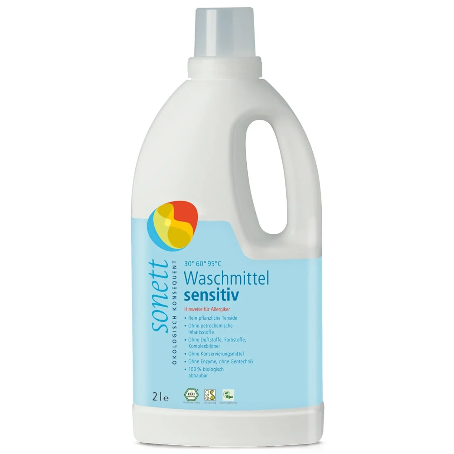 "Sensitive Laundry Detergent, Liquid, for Sensitive Skin, Fragrance Free, Unscented image"