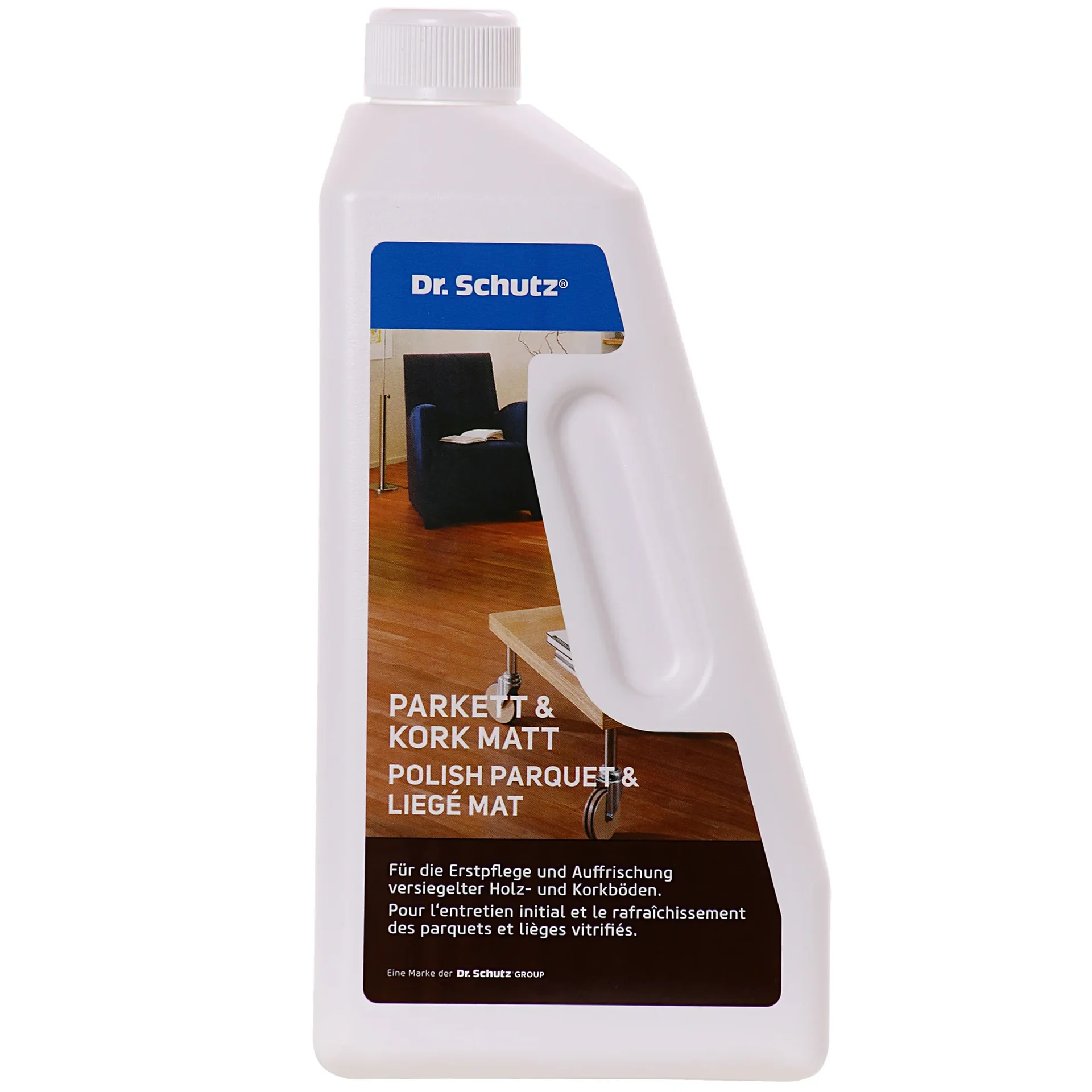 "DR. SCHUTZ Parkett & Kork Matt 750ml reicht für ca. 30m² image"