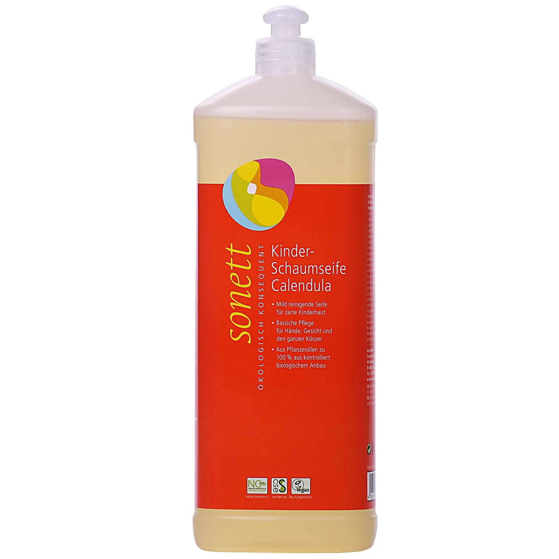 "SONETT Kinder Schaumseife Calendula 1 Liter Nachfüllflasche image"