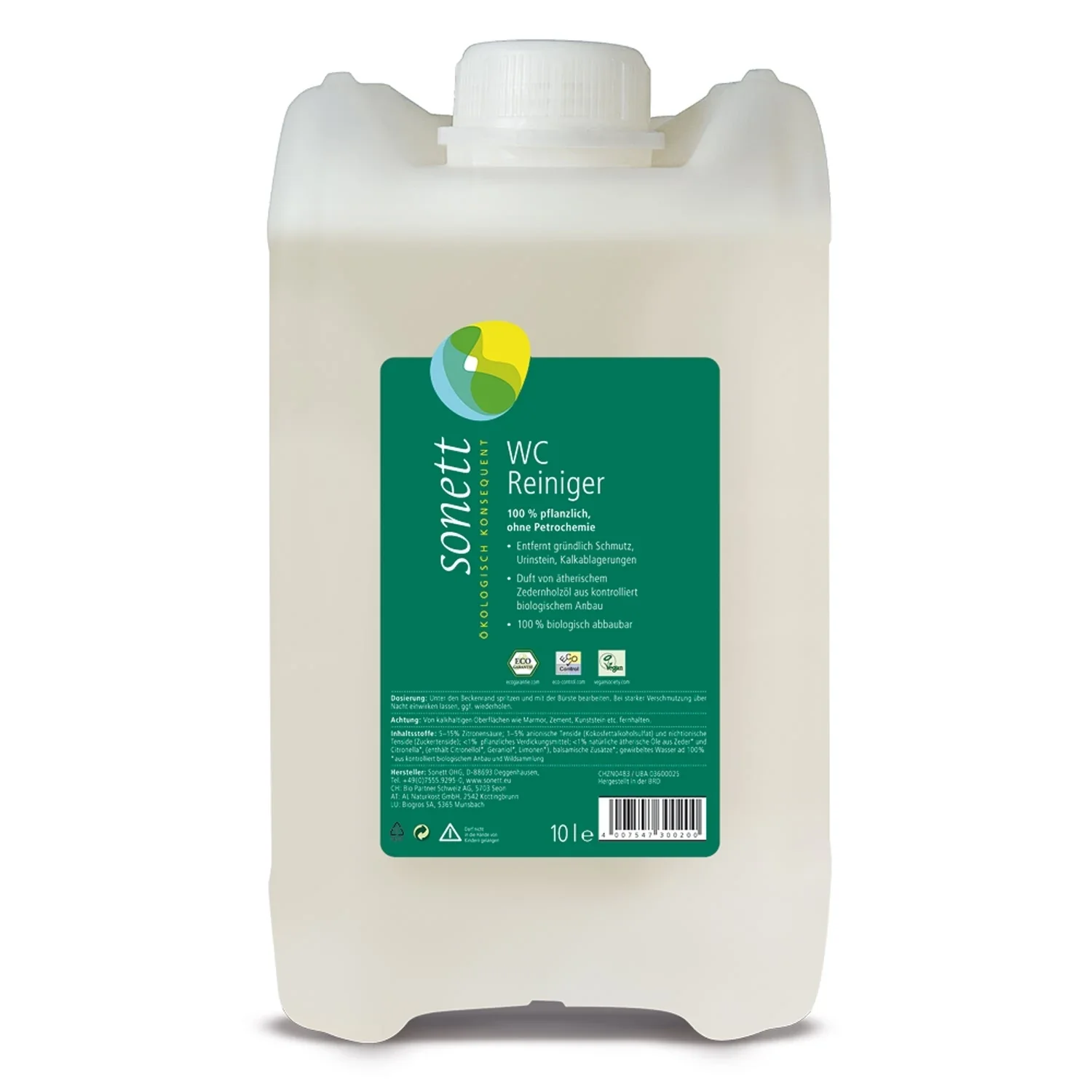 "SONETT WC Reiniger Zeder-Citronella 10 Liter image"