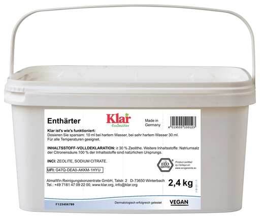 "KLAR Enthärter 2.4kg ohne Duft image"
