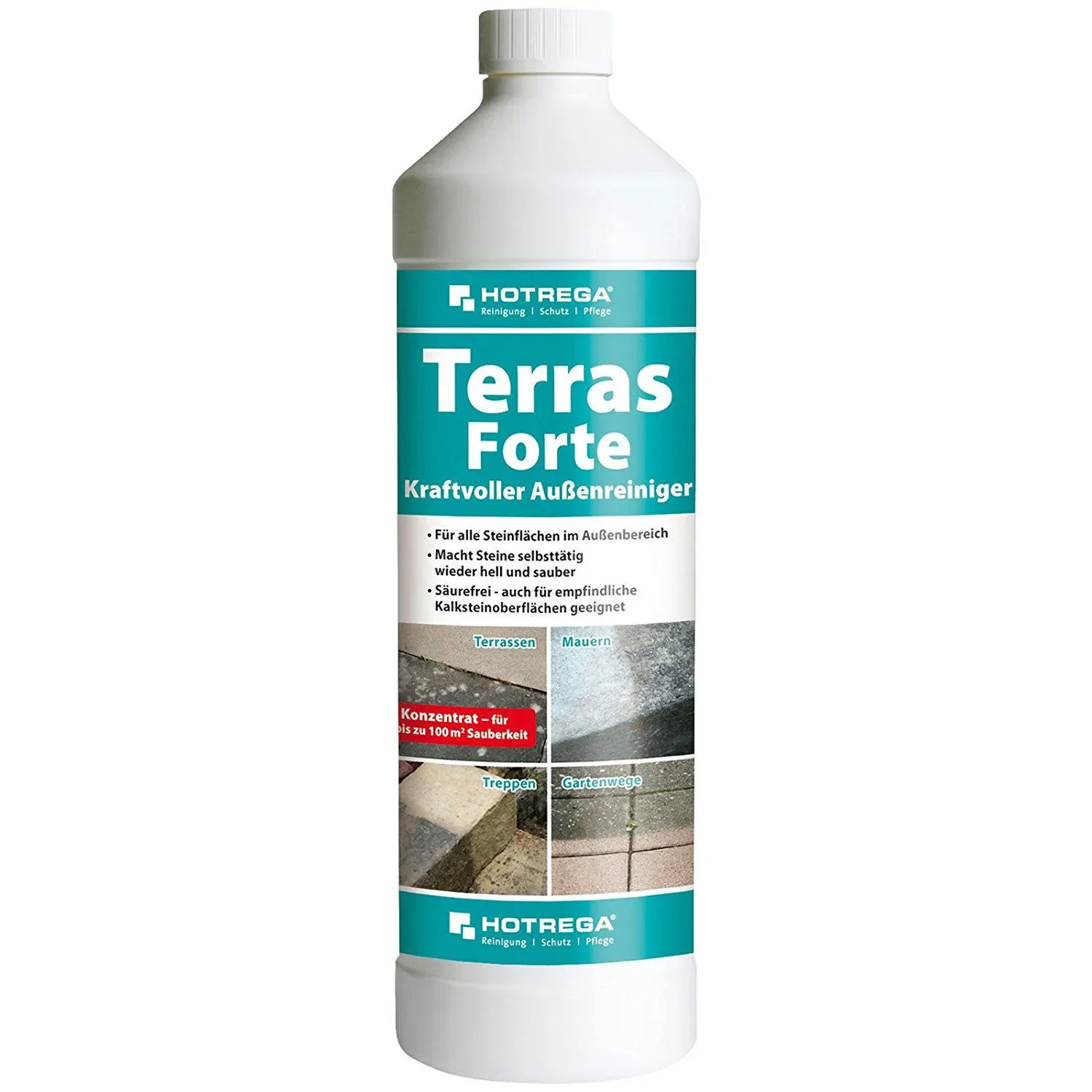 "HOTREGA Terras Forte 1 Liter Kraftvoller Außenreiniger Konzentrat image"
