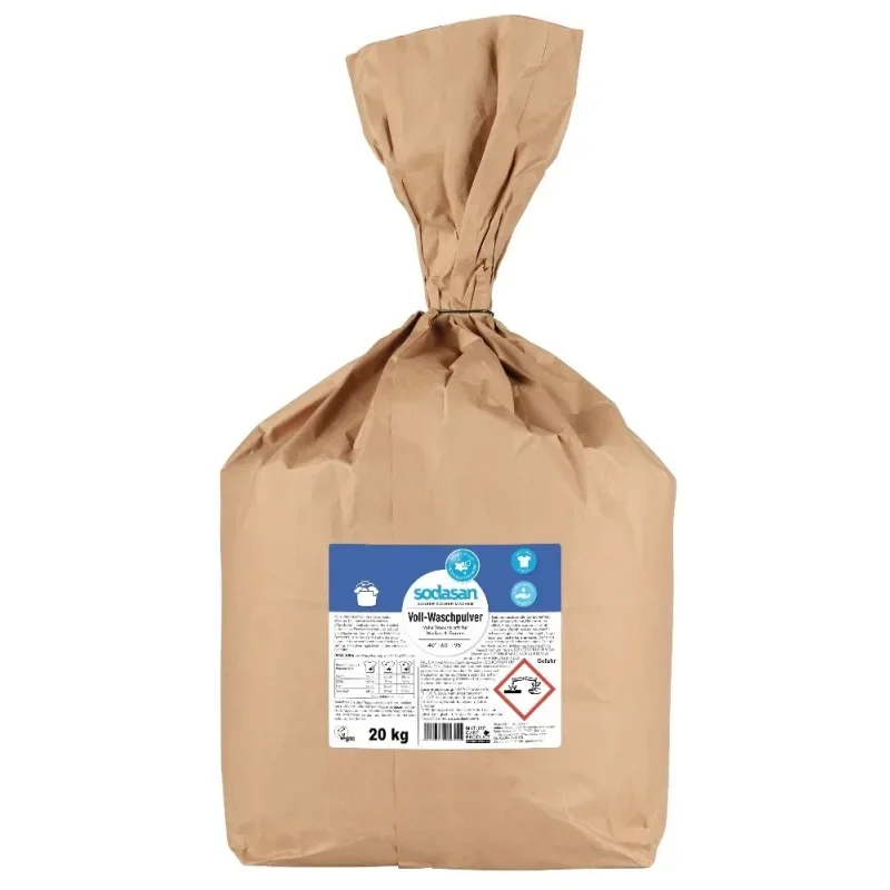 "SODASAN Voll-Waschpulver Limette 20kg für weißes und Buntes image"
