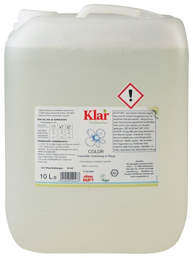 "KLAR Color Waschmittel flüssig 10 Liter ohne Duft image"