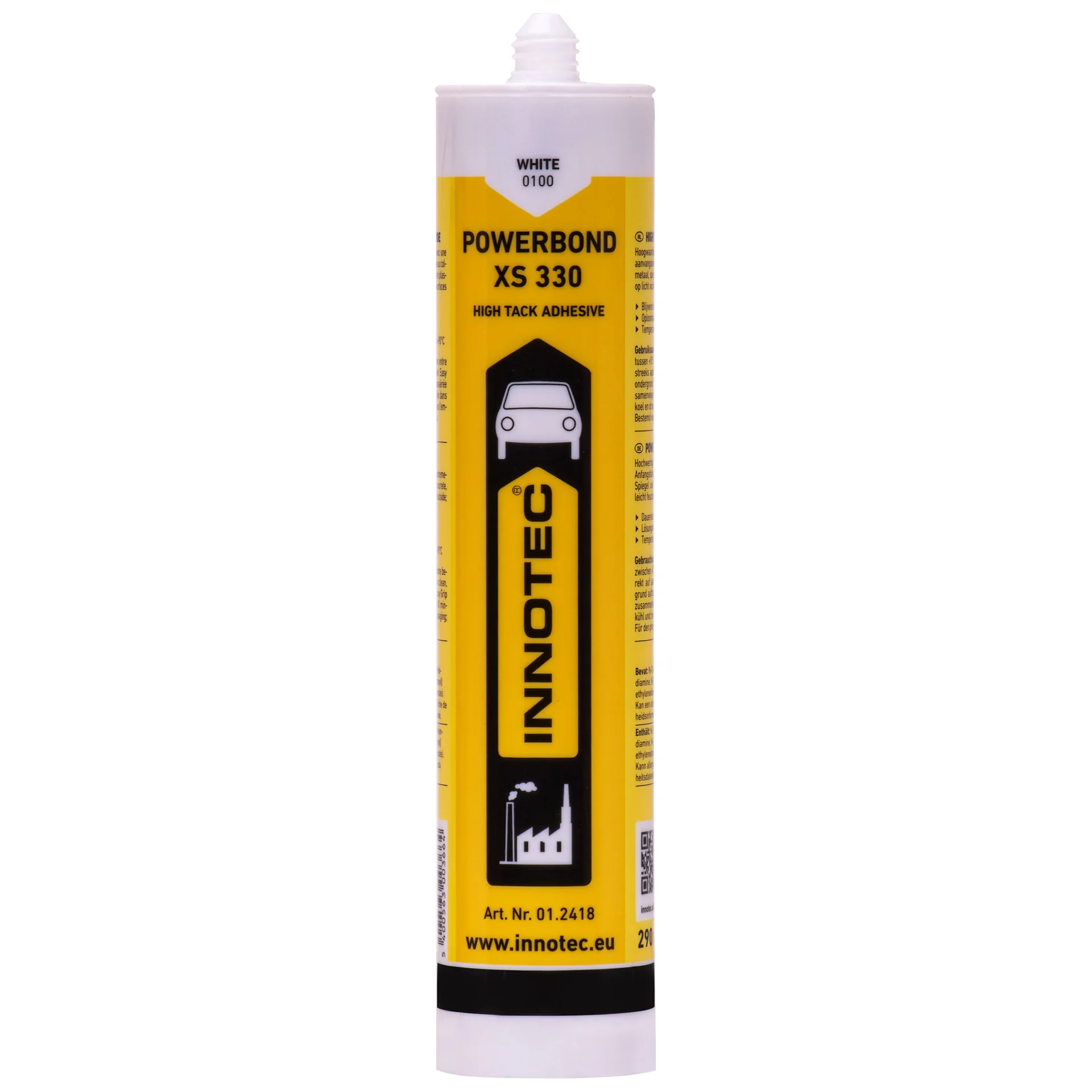 "INNOTEC Powerbond XS 330 weiß 290ml Klebemasse inklusive Mischhülse image"