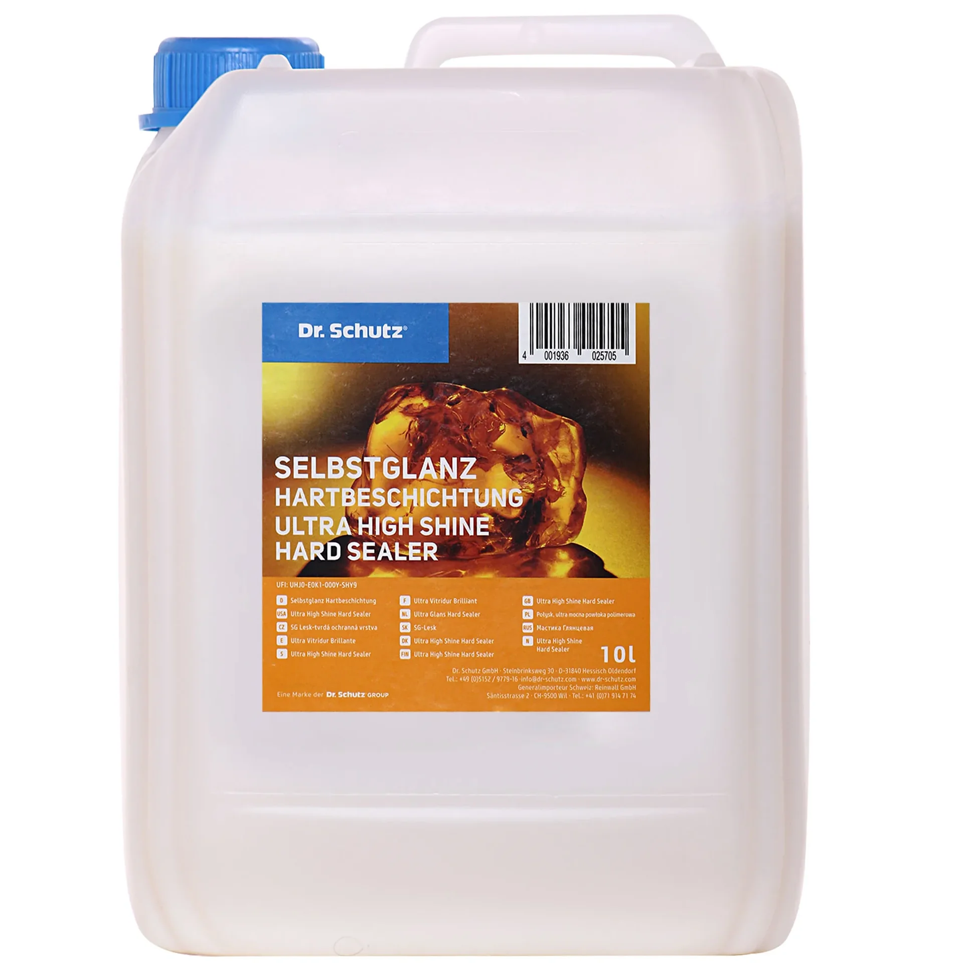 DR. SCHUTZ Selbstglanz Hartbeschichtung glänzend 10 Liter für 200m²